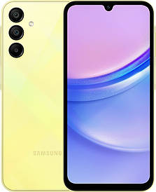 Samsung Galaxy A15 8/256GB Yellow (SM-A155F) UCRF Офіц.Гарантія 1 рік  (*CPA -3% Знижка)_L