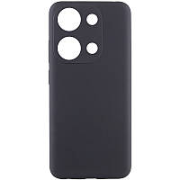 Чехол Silicone Cover Lakshmi Full Camera (AAA) для Xiaomi Redmi Note 13 4G | Микрофибра Черный / Black