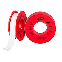 ФУМ-лента HPX PTFE TAPE GAS, 12мм х 12м, белая