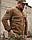 Кофта фліс соти Гексагон на блискавці Койот, фото 3