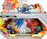 Bakugan Geogan Rising Brawler 5-Pack Оригінал Бакуган Схід Геоганів Набір з 5 бакуганів, фото 2