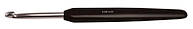 30817 Крючок KnitPro, 5.00 мм алюминиевый с черной ручкой и серебряным наконечником