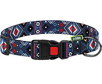 Ошейник для собак Hi Dog XL 25 мм 43-66 см Aztec purple (2100102234018) ZZ, код: 7998401