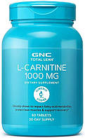 Карнитин GNC Total Lean L Carnitine 1000 mg 60 таблеток для похудения жиросжигатель жнс