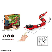 Интерактивная детская игрушка для мальчиков подвижная змея, Подарок ребенку игрушечная змея на управлении