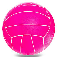 Мяч резиновый Zelart Волейбольный BA-3007 цвет малиновый at
