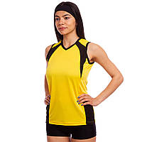 Форма волейбольная женская Zelart RG-4269 размер 44 цвет желтый at