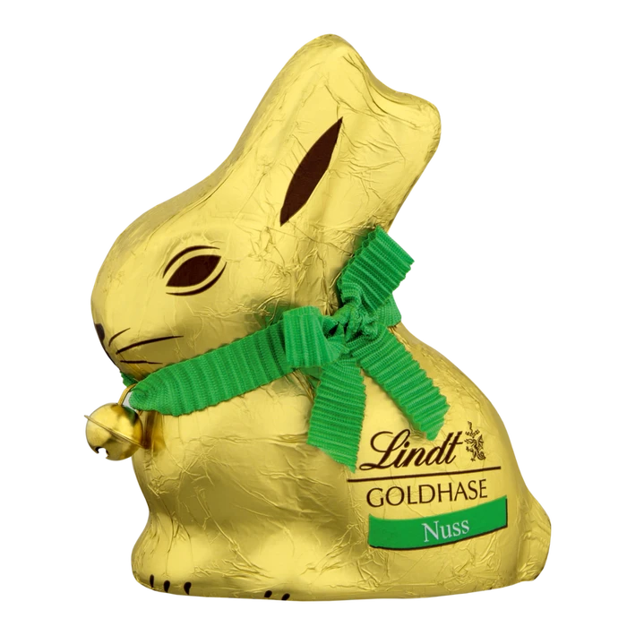 Великодній заєць Lindt Gold Bunny з лісовим горіхом, 100г