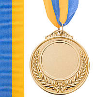 Заготовка медали с лентой Zelart HIT C-4332 цвет золотой at