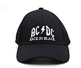 Бейсболка TINK ACDC чорний 04140, фото 4