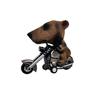Детская игрушка Бурый медведь инерционный мотоцикл LUO 04258