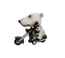 Дитяча іграшка Полярний ведмідь інерційний мотоцикл LUO 04260