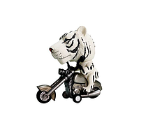 Дитяча іграшка Білий тигр інерційний мотоцикл LUO 04264