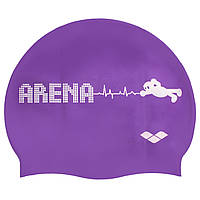 Шапочка для плавания детская ARENA KUN JUNIOR CAP AR-91552-90 цвет фиолетовый at