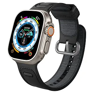 Ремінець Caseology Athlex Active Black для Apple Watch 49 | 45 | 44 | 42mm AMP06537