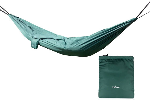 Туристичний одномісний гамак Tribe Hammock (Green), фото 1