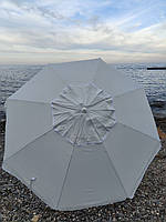 Пляжный зонт, антиветер с наклоном, металлический (ткань Оксфорд )