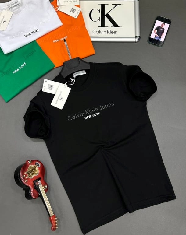 KLR Мужская футболка Calvin Klein Premium КАЧЕСТВО / кельвин кляйн чоловіча футболка поло майка - фото 2 - id-p2181652401