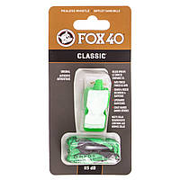 Свисток судейский пластиковый CLASSIC FOX40-CLASSIC цвет зеленый at