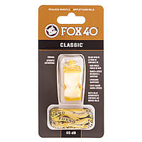 Свисток судейский пластиковый CLASSIC FOX40-CLASSIC цвет желтый at