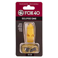 Свисток судейский пластиковый ECLIPSE CMG FOX40-ECLIPSE цвет желтый at