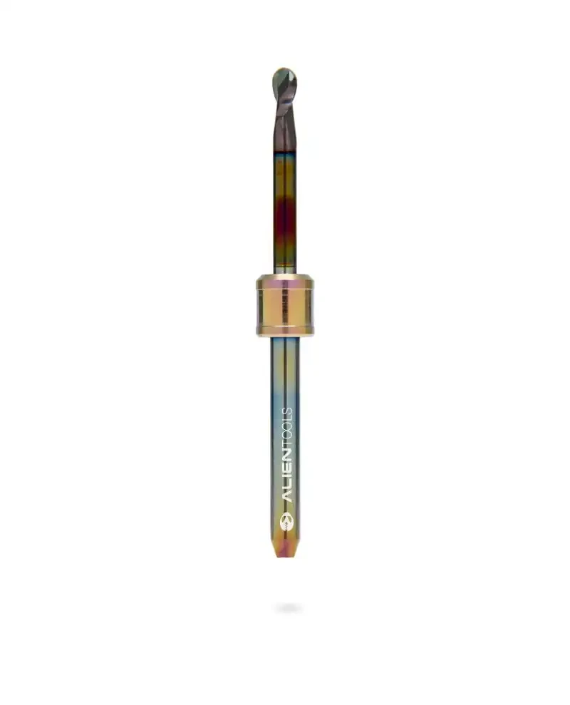 Фреза AlienTools для PEEK/PMMA/WAX (пмма, віск, піїк) з покриттям FLATCOAT™TEC 2.5х3x48мм (Amann Girrbach), фото 1