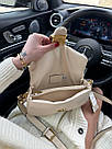 Жіноча сумка Коуч бежева Coach Beige, фото 11