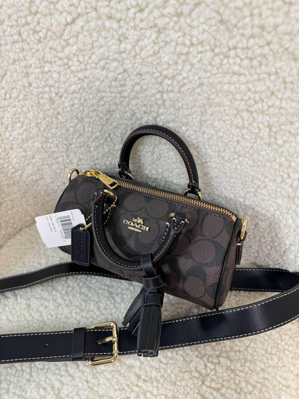 Жіноча сумка Коуч коричнева Coach Brown