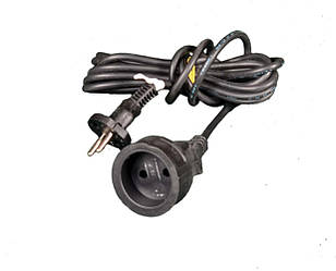 Подовжувач одномісний 2х0,75 3м Україна ГОСПОДАР 94-0010 |Удлинитель одноместный 2х0,75 3м ГОСПОДАР 94-0010