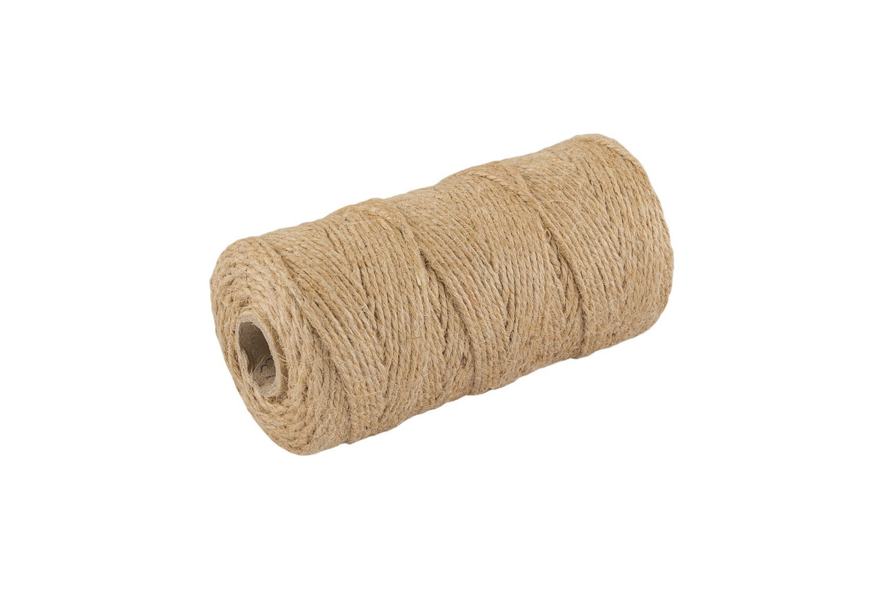 Нитка джутова товста ГОСПОДАР 0.4 кг 92-0613 |Нить джутовая толстая ГОСПОДАР 0.4 кг 92-0613, фото 1
