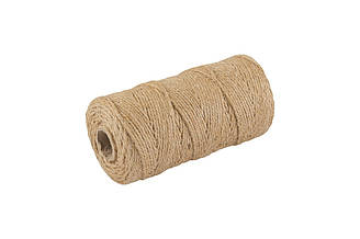 Нитка джутова товста ГОСПОДАР 0.4 кг 92-0613 |Нить джутовая толстая ГОСПОДАР 0.4 кг 92-0613