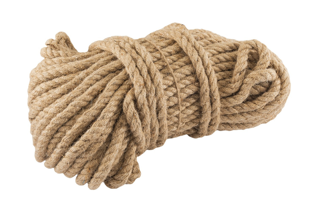 Канат джутовий ГОСПОДАР Ø14.0мм 50м 92-0518 |Канат джутовый ГОСПОДАР Ø14.0мм 50м 92-0518, фото 1