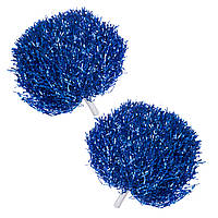 Помпоны для чирлидинга и танцев Zelart Pom-Poms C-1680 цвет синий at