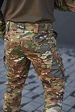 Чоловічі формені демісезонні штани "Кайман" мультикам, Штани чоловічі польові з вшитою гумкою в талії, фото 2