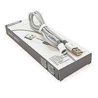 Кабель iKAKU KSC-723 GAOFEI smart charging cable for micro, Gray, довжина 1м, 2.4A, BOX m