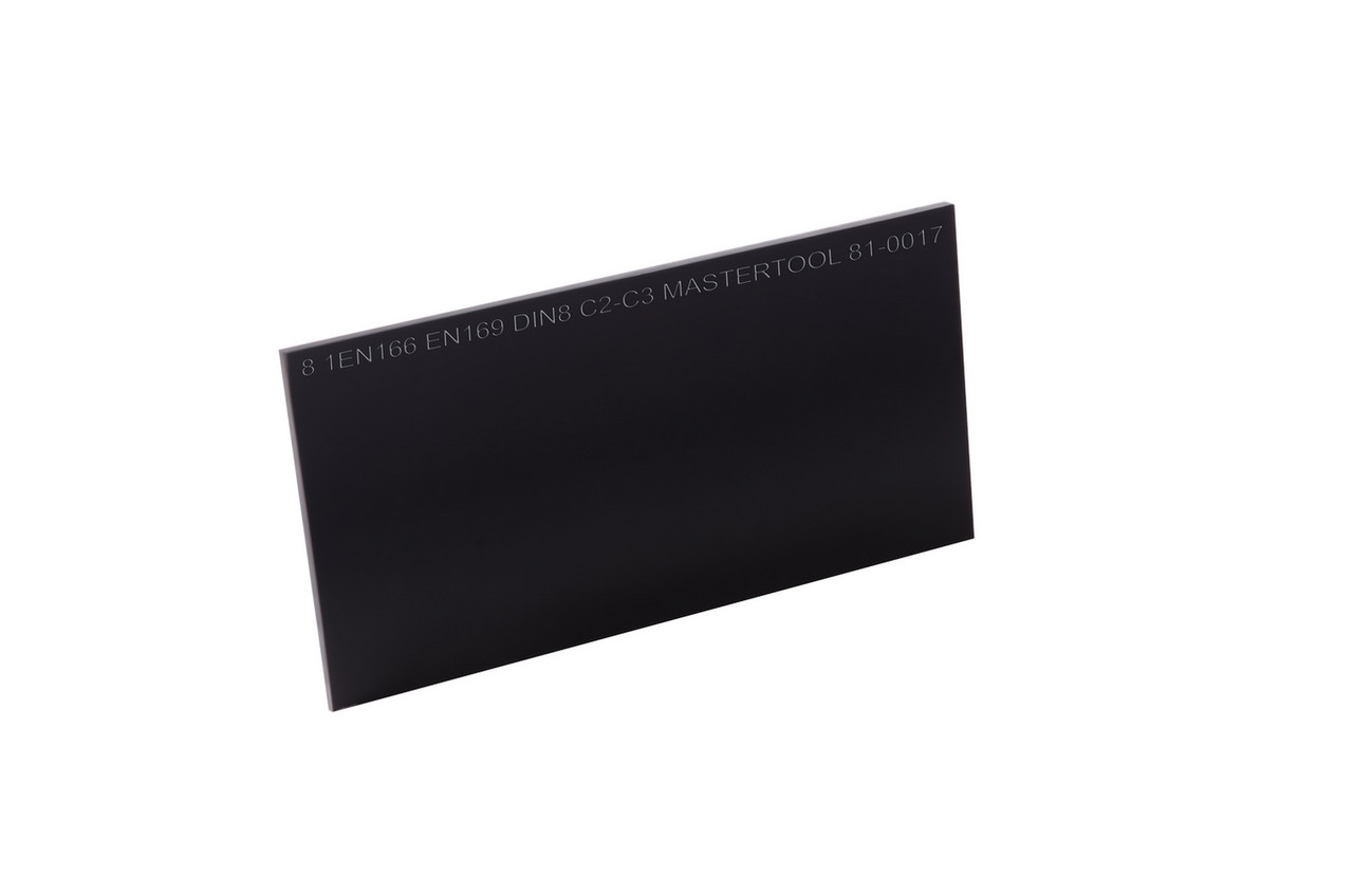 Скло захисне для зварювання тип с2 (din 8) 52х102мм Mastertool 81-0017, фото 1