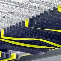 Вертикальна акустична стельова панель Ergolife SVA-01