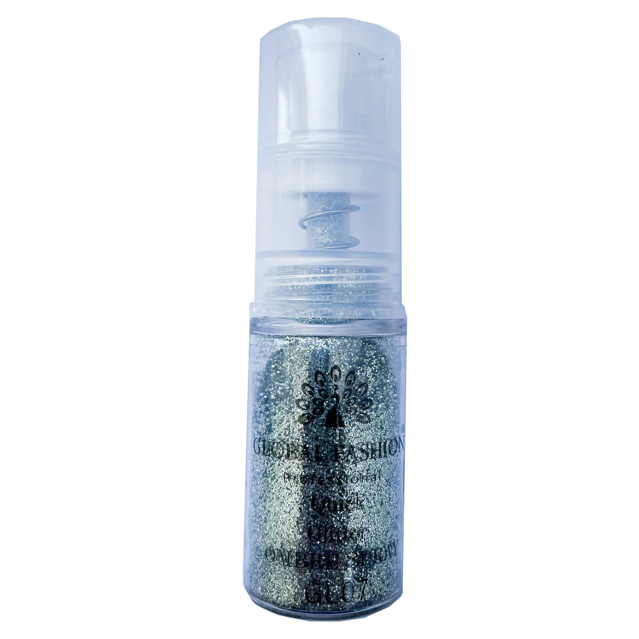Сухий спрей для градієнта нігтів Global Fashion Glitter Ombre Spray, 7.5 г, GL07
