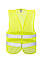 Жилет зі світловідбиваючої стрічкою xl лимонний Mastertool 83-0001, фото 2
