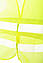 Жилет зі світловідбиваючої стрічкою xl лимонний Mastertool 83-0001, фото 3