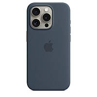 Чохол для смартфона Silicone Full Case AAA MagSafe IC for iPhone 15 Pro Storm Blue