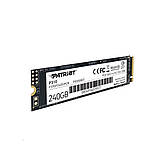 Накопичувач SSD M.2 Patriot P310 240GB NVMe 2280 PCIe 3.0 3D TLC, фото 5