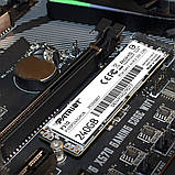 Накопичувач SSD M.2 Patriot P310 240GB NVMe 2280 PCIe 3.0 3D TLC, фото 9
