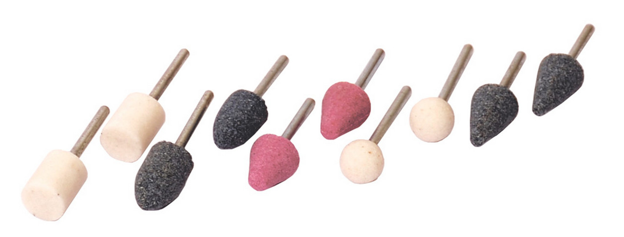 Камені шліфувальні 3мм набір 10шт Mastertool 12-2020, фото 1