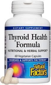 Thyroid Health Formula Natural Factors, 60 капсул