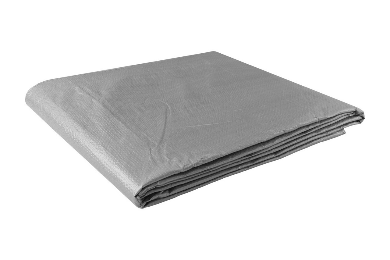 Тент будівельний туристичний 2х3м 110 г/м² срібло Mastertool 79-7203, фото 1