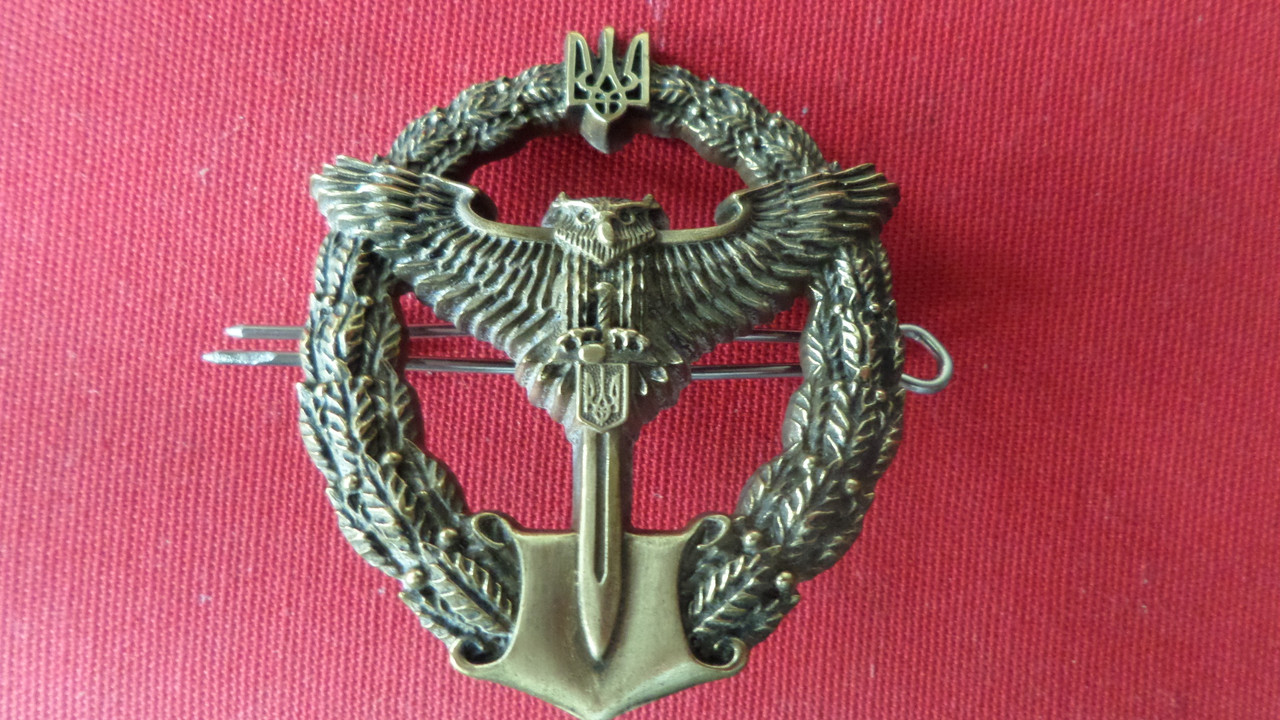 Кокарда Військова розвідка Збройних Сил України №414, фото 1