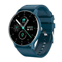 Смарт-часы Modfit Business Blue , Классический силь, круглые, пульсометр, давление, кислород Device Clock