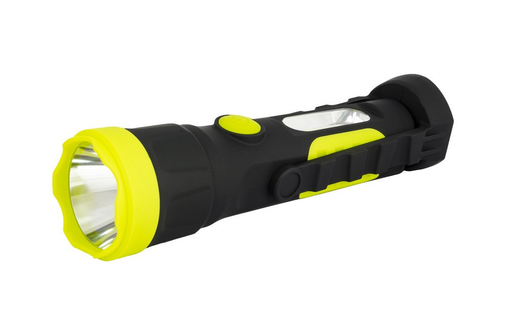 Ліхтар магнітний WERTVOLL LED/COB LED регулювання світла IP44 Li-ion 2000 mAh/t 7000 K/280 lum ABS 212х54мм RX-8008 |Фонарь
