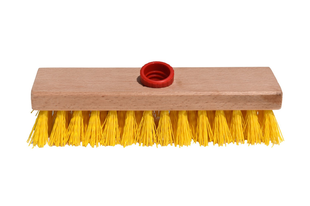 Щітка господарська для миття без ручки 200мм пп пластикова колодка вр Mastertool 14-6360, фото 1